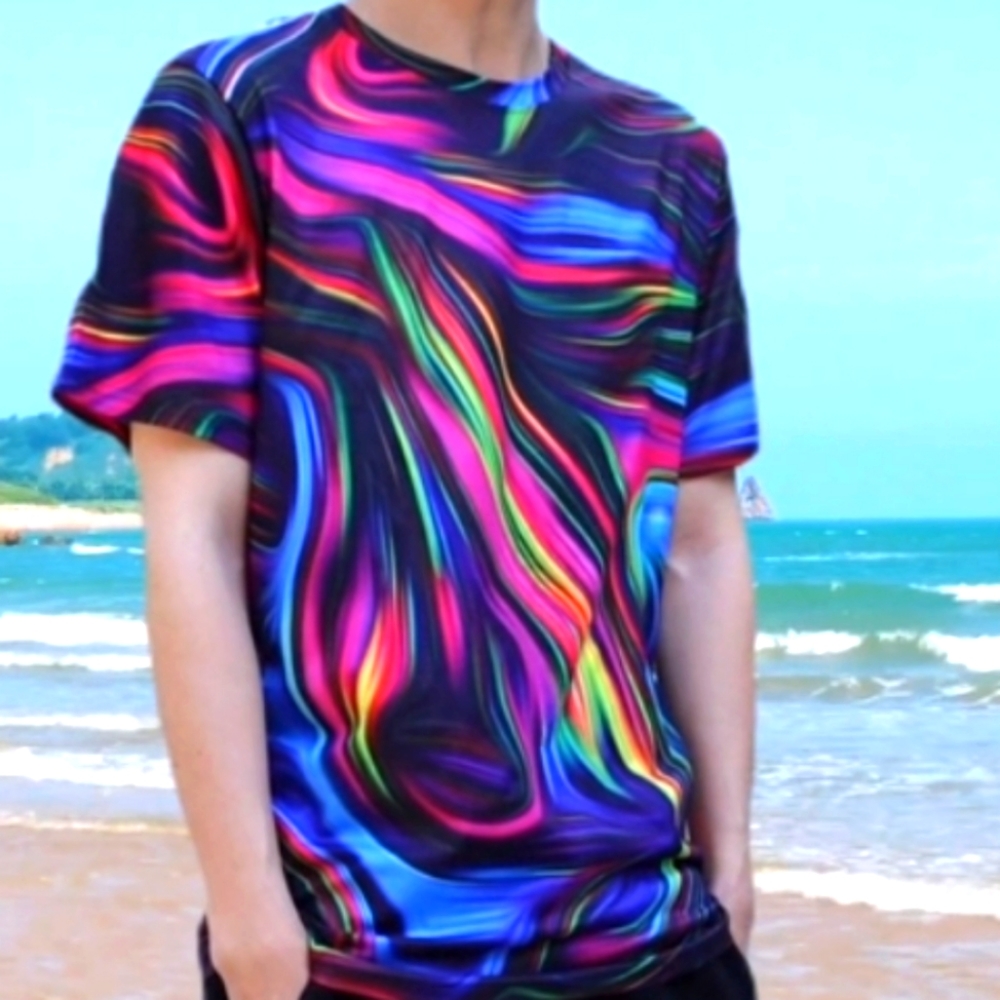Kyku Multicolored Tee Shirt Size M